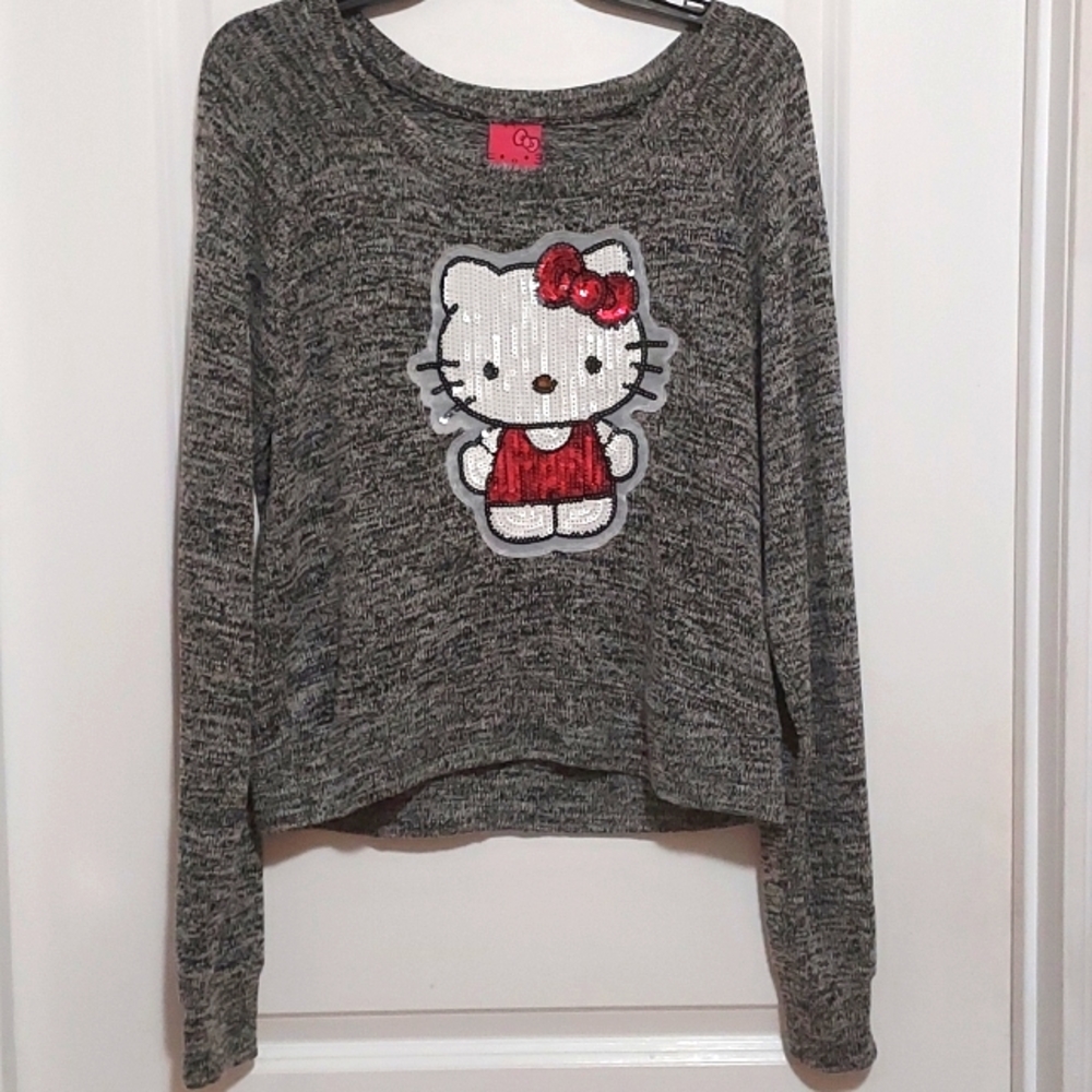🎁 4/$20 Hello Kitty Sequin long sleeve sweater